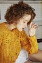 Knitting set Cardigan  with knitting instructions in garnwelt box in size XL