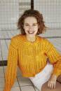 Knitting set Cardigan  with knitting instructions in garnwelt box in size XL