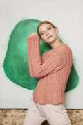 Knitting set Sweater  with knitting instructions in garnwelt box in size M