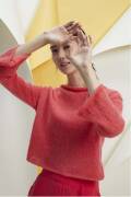 Knitting set Sweater  with knitting instructions in garnwelt box in size S