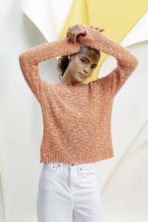 Strickset Pullover Lang Yarns LOTUS mit Anleitung in garnwelt-Box