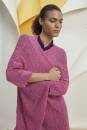 Knitting set Long cardigan  with knitting instructions in garnwelt box