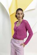 Strickset Kurze Jacke Lang Yarns KIMBERLEY mit Anleitung in garnwelt-Box S