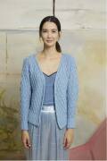 Strickset Kurze Jacke Lang Yarns AMIRA mit Anleitung in garnwelt-Box S-M