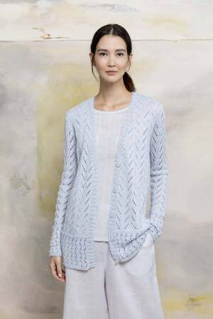 Strickset Jacke Lang Yarns LIZA mit Anleitung in garnwelt-Box