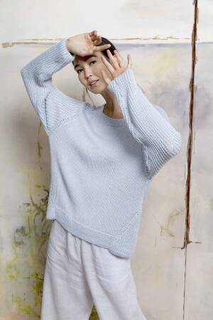 Strickset Pullover Lang Yarns LIZA mit Anleitung in garnwelt-Box