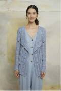 Strickset Jacke Lang Yarns LINO mit Anleitung in...