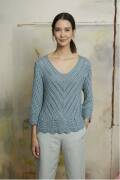 Strickset Pullover Lang Yarns DIVINA mit Anleitung in garnwelt-Box S-M