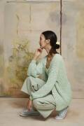 Knitting set Cardigan  with knitting instructions in garnwelt box in size M