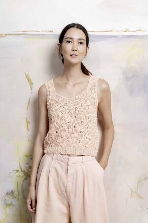 Knitting set Top  with knitting instructions in garnwelt box in size XL