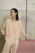 Knitting set Cardigan  with knitting instructions in garnwelt box in size S