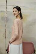 Knitting set Sweater LIZA with knitting instructions in garnwelt box