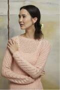 Knitting set Sweater LIZA with knitting instructions in garnwelt box