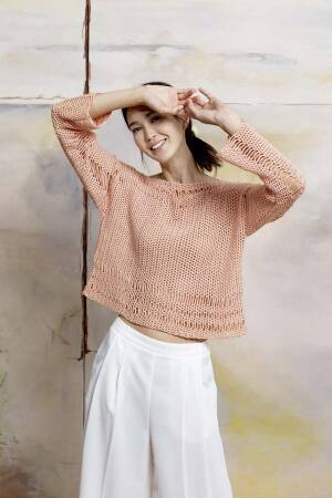 Strickset Pullover Lang Yarns LIZA mit Anleitung in garnwelt-Box