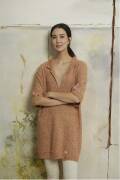 Knitting set Long sweater  with knitting instructions in garnwelt box