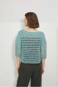 Knitting set Sweater  with knitting instructions in garnwelt box in size S