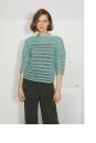 Knitting set Sweater  with knitting instructions in garnwelt box in size S