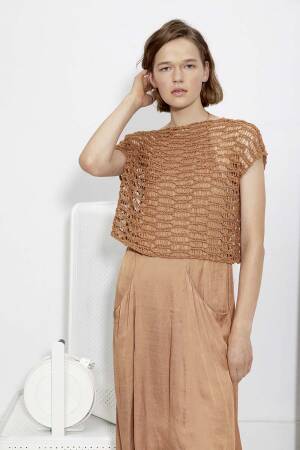 Strickset Kurzpullover Lang Yarns MARLENE LUXE mit Anleitung in garnwelt-Box