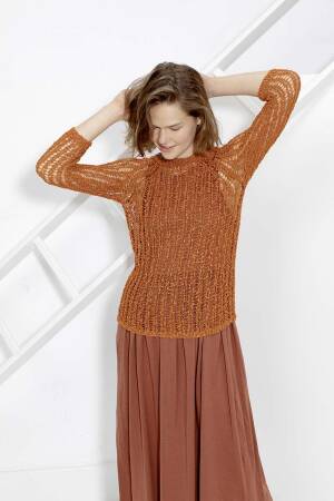 Strickset Pullover Lang Yarns MARLENE mit Anleitung in garnwelt-Box