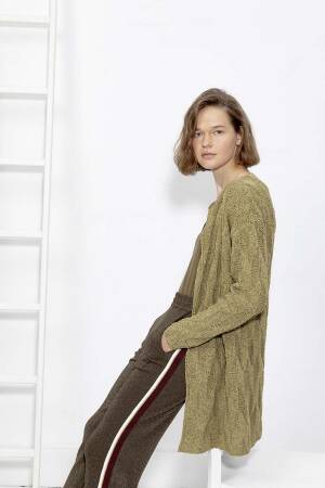 Strickset Lange Jacke Lang Yarns KIMBERLEY mit Anleitung in garnwelt-Box S