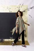 Strickset Poncho Lang Yarns NORMA mit Anleitung in...