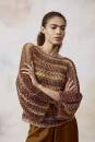 Knitting set Sweater  with knitting instructions in garnwelt box in size L