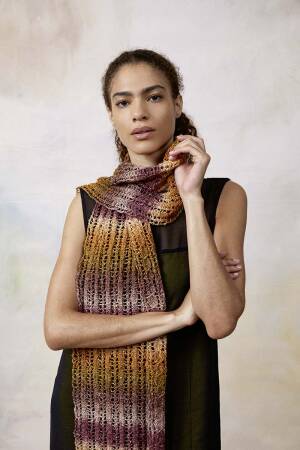 Strickset Schal Lang Yarns LINELLO mit Anleitung in garnwelt-Box