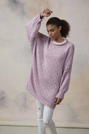 Knitting set Pullover AMIRA with knitting instructions in garnwelt box in size S-M