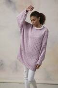 Knitting set Pullover AMIRA with knitting instructions in garnwelt box in size S-M