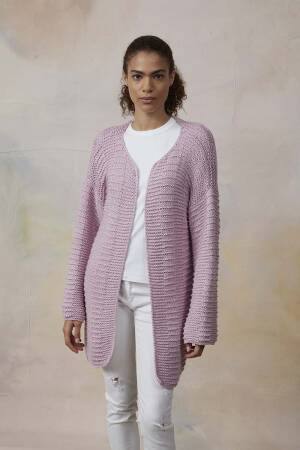 Knitting set Cardigan AMIRA with knitting instructions in garnwelt box