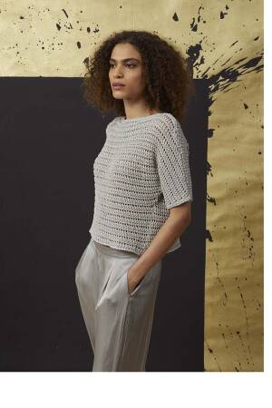 Knitting set Sweater  with knitting instructions in garnwelt box