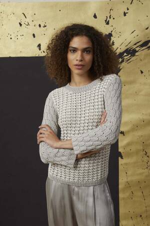 Strickset Pullover Lang Yarns SOFT COTTON mit Anleitung in garnwelt-Box