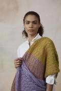 Strickset Schultertuch Lang Yarns CANAPA / LACE mit Anleitung in garnwelt-Box ca 56 x 160 cm