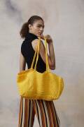 Strickset Tasche Lang Yarns QUATTRO mit Anleitung in garnwelt-Box ca 44 x 23 x 15 cm
