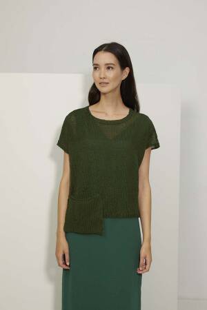 Knitting set Short-sleeved sweater  with knitting instructions in garnwelt box