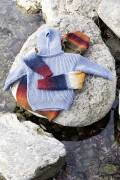 Strickset Kapuzenpullover Lang Yarns MERINO  mit Anleitung in garnwelt-Box 92-98