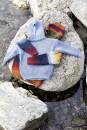 Strickset Kapuzenpullover Lang Yarns MERINO  mit Anleitung in garnwelt-Box 92-98