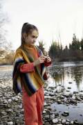 Strickset Poncho Lang Yarns MERINO  DÉGRADÉ mit Anleitung in garnwelt-Box 104-116
