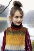 Strickset Pullunder Lang Yarns MERINO  DÉGRADÉ mit Anleitung in garnwelt-Box