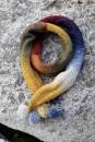 Knitting set Scarf and snake  with knitting instructions in garnwelt box
