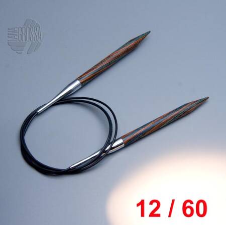 Lana Grossa Rundstricknadel Design-Holz 60cm / 12,0mm