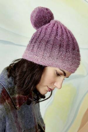 Strickset Mütze Lang Yarns CARINA mit Anleitung in garnwelt-Box
