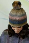 Strickset Mütze Lang Yarns MERINO  DÉGRADÉ mit Anleitung in garnwelt-Box DG
