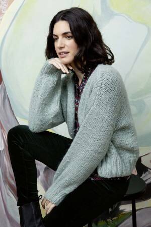 Strickset Jacke Lang Yarns MALOU LIGHT mit Anleitung in garnwelt-Box