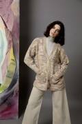 Strickset Cardigan Lang Yarns LEO mit Anleitung in...