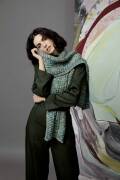 Strickset Schal Lang Yarns LEO mit Anleitung in garnwelt-Box ca 30 x 180 cm