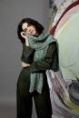 Strickset Schal Lang Yarns LEO mit Anleitung in garnwelt-Box ca 30 x 180 cm