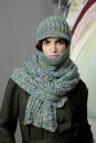 Strickset Schal Lang Yarns LEO mit Anleitung in garnwelt-Box ca 30 x 180 cm