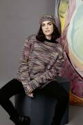 Strickset Pullover Lang Yarns LEO mit Anleitung in garnwelt-Box S-M