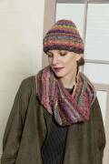 Knitting set Cowl  with knitting instructions in garnwelt...